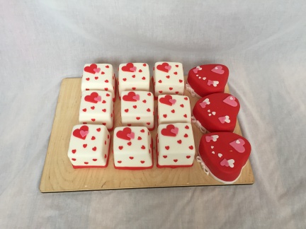 Mini valentínské tortičky 